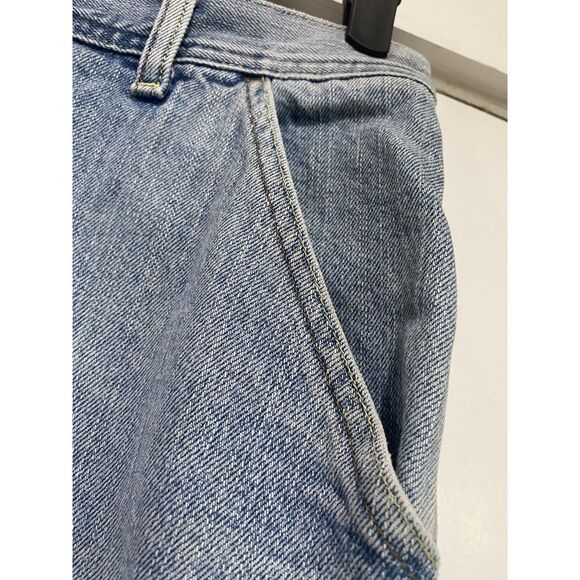 VTG Tommy Hilfiger Jean Shorts Mens 40 Carpenter Fit Blue Denim Baggy Skater Y2K - Picture 15 of 15